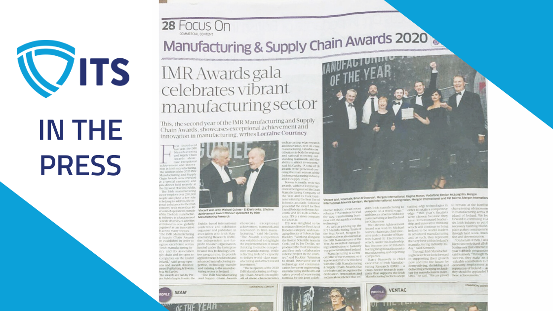 ITS in the press - Sunday Business Post writes about the IMR Awards Gala