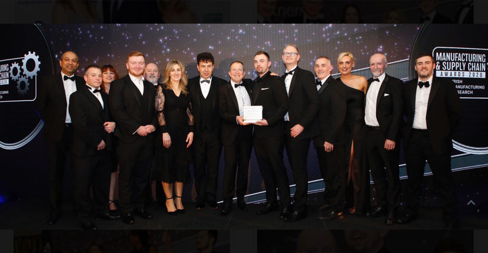 The ITS and Boston Scientific teams - winners of the Best Use of Robotics at the IMR Manufacturing Awards 2020